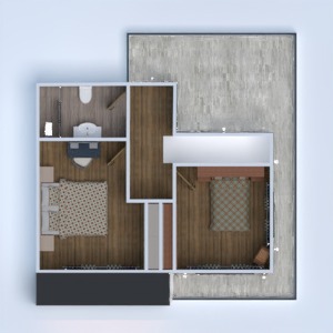 floorplans 独栋别墅 家具 装饰 厨房 儿童房 3d