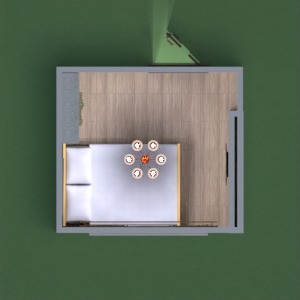 floorplans chambre à coucher eclairage 3d