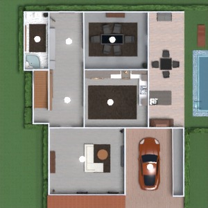 floorplans cozinha sala de jantar estúdio 3d