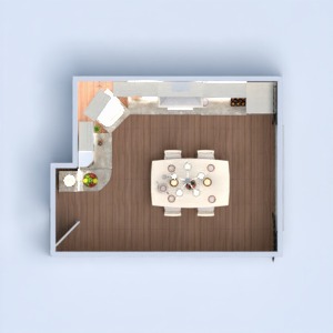 floorplans 公寓 厨房 改造 3d