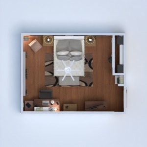floorplans decoração quarto 3d