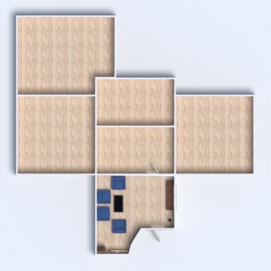 planos casa decoración descansillo 3d