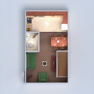 floorplans casa mobílias decoração banheiro quarto quarto cozinha sala de jantar patamar 3d
