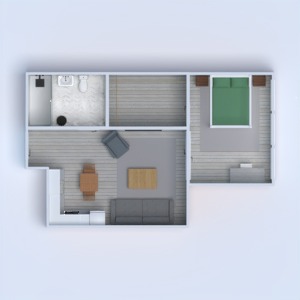 planos apartamento bricolaje cuarto de baño dormitorio salón cocina 3d