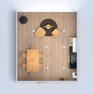 floorplans 独栋别墅 客厅 厨房 照明 家电 3d