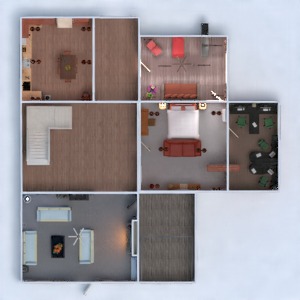 floorplans 独栋别墅 卧室 客厅 车库 厨房 户外 儿童房 办公室 改造 景观 家电 咖啡馆 餐厅 3d