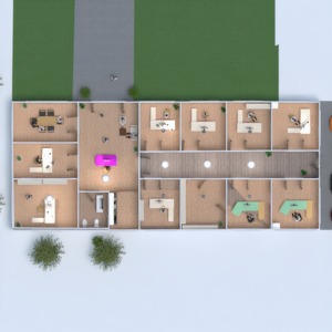 floorplans pokój dzienny mieszkanie typu studio 3d