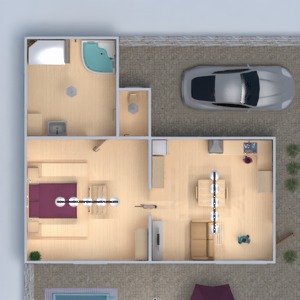 floorplans mieszkanie dom taras meble wystrój wnętrz łazienka sypialnia pokój dzienny kuchnia na zewnątrz oświetlenie jadalnia mieszkanie typu studio wejście 3d
