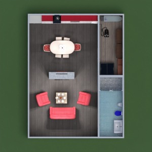 floorplans terrace furniture bedroom living room garage household architecture 3d