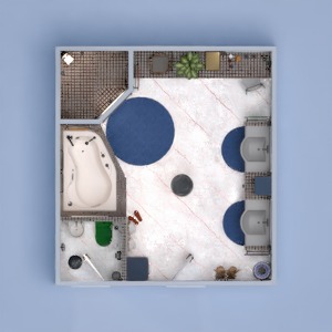 floorplans 独栋别墅 家具 装饰 浴室 结构 3d