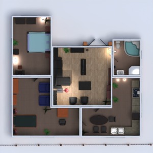 floorplans namas dekoras vonia miegamasis svetainė virtuvė vaikų kambarys apšvietimas kavinė 3d