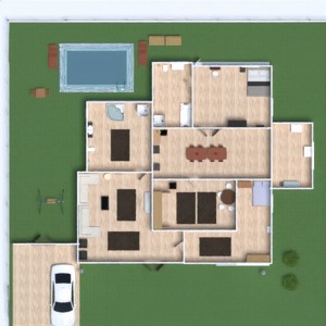 floorplans 独栋别墅 3d