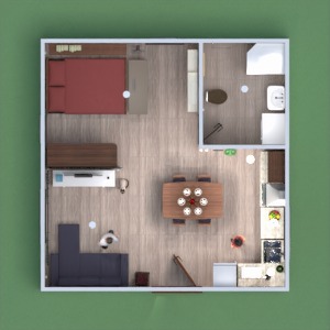 floorplans apartamento casa mobílias decoração faça você mesmo quarto quarto cozinha iluminação utensílios domésticos arquitetura estúdio 3d