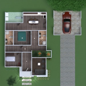 floorplans namas dekoras pasidaryk pats kraštovaizdis аrchitektūra prieškambaris 3d
