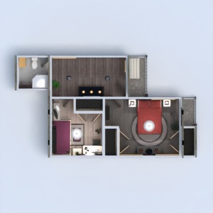 floorplans casa banheiro quarto quarto área externa 3d