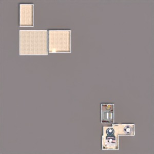 floorplans namas baldai miegamasis svetainė valgomasis 3d