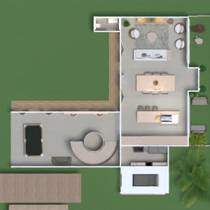 floorplans terrace house outdoor landscape architecture 3d