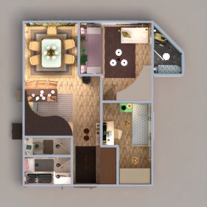 floorplans appartement meubles diy salle de bains chambre à coucher salon cuisine chambre d'enfant eclairage rénovation salle à manger espace de rangement studio entrée 3d