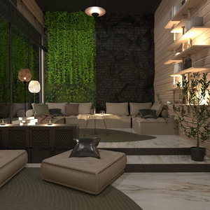 floorplans maison meubles décoration eclairage paysage 3d