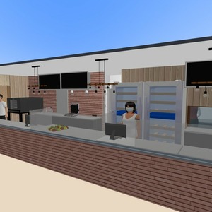 floorplans iluminação reforma cafeterias arquitetura 3d