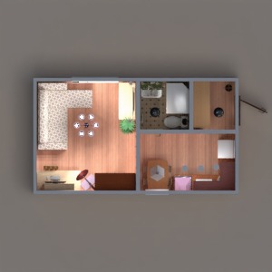 floorplans butas baldai dekoras pasidaryk pats vonia virtuvė apšvietimas studija prieškambaris 3d