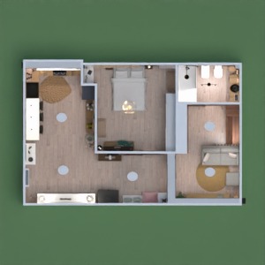 planos apartamento casa muebles cuarto de baño dormitorio 3d