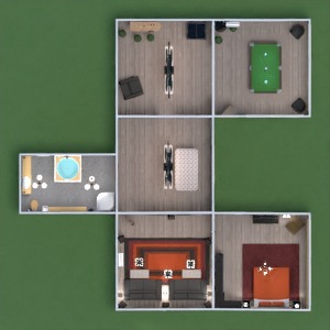 floorplans casa faça você mesmo quarto sala de jantar 3d