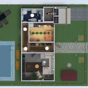 floorplans haus terrasse möbel dekor do-it-yourself badezimmer wohnzimmer garage küche outdoor beleuchtung landschaft haushalt architektur lagerraum, abstellraum eingang 3d