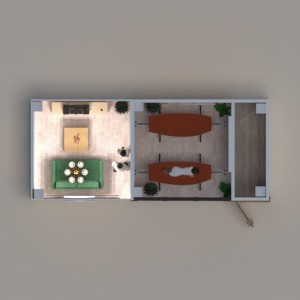 floorplans 独栋别墅 客厅 改造 3d