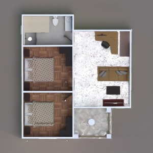 floorplans 独栋别墅 户外 照明 景观 结构 3d