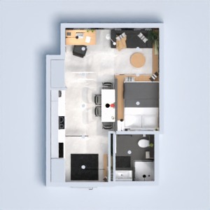 floorplans área externa arquitetura 3d