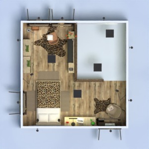 floorplans house furniture garage outdoor lighting 3d