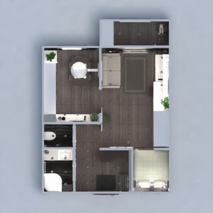 floorplans butas baldai dekoras vonia miegamasis svetainė virtuvė biuras apšvietimas renovacija sandėliukas studija prieškambaris 3d