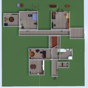 floorplans 独栋别墅 家具 浴室 卧室 客厅 厨房 户外 儿童房 办公室 景观 餐厅 玄关 3d