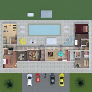 floorplans haus möbel dekor do-it-yourself badezimmer schlafzimmer wohnzimmer küche büro architektur lagerraum, abstellraum eingang 3d