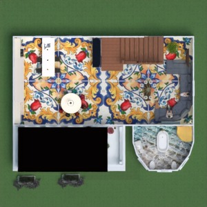 floorplans kuchnia garaż 3d