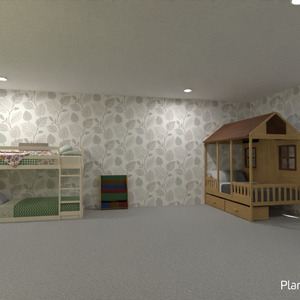 floorplans miegamasis vaikų kambarys 3d