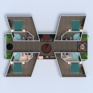 floorplans 公寓 独栋别墅 办公室 家电 咖啡馆 结构 3d