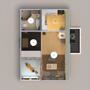 floorplans wohnung dekor do-it-yourself badezimmer schlafzimmer wohnzimmer küche renovierung lagerraum, abstellraum studio eingang 3d