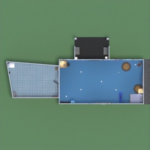 planos casa terraza muebles decoración cuarto de baño 3d