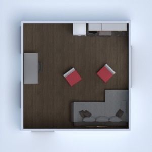 planos apartamento casa muebles cocina despacho 3d