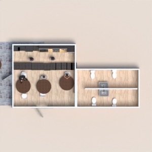 floorplans cozinha cafeterias 3d