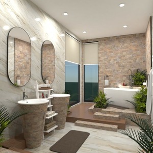 planos decoración cuarto de baño 3d