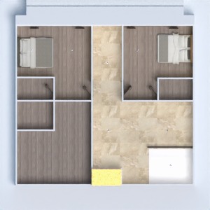 floorplans casa varanda inferior mobílias decoração banheiro 3d