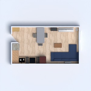 floorplans apartamento decoração quarto cozinha sala de jantar 3d