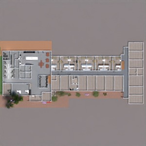 floorplans 户外 办公室 景观 结构 3d