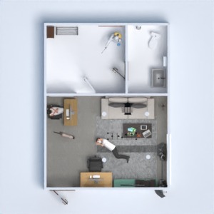 floorplans przechowywanie mieszkanie typu studio wejście 3d