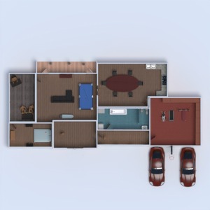 floorplans maison terrasse meubles salle de bains chambre à coucher salon garage cuisine extérieur bureau eclairage maison café 3d