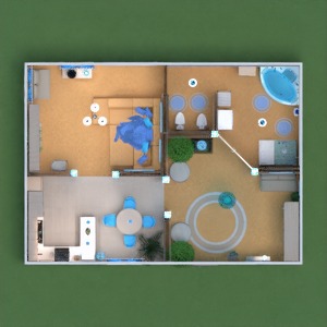 floorplans wohnung möbel dekor do-it-yourself badezimmer wohnzimmer küche beleuchtung haushalt studio eingang 3d