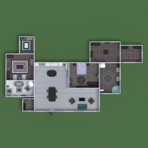 floorplans 独栋别墅 家具 浴室 卧室 客厅 厨房 儿童房 改造 餐厅 3d